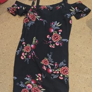 Forever 21 Black and Red Mini Dress